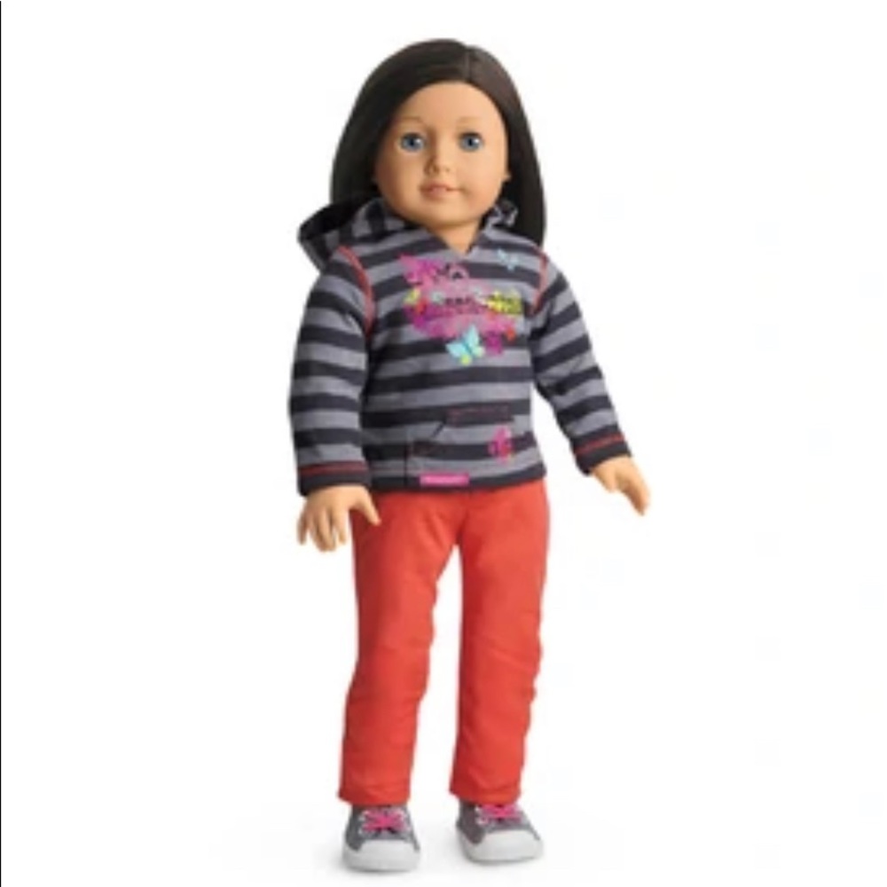 AG Striped Hoodie Outfit